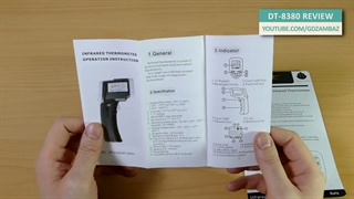 آموزش و نحوه استفاده از ترمومتر لیزری CEM DT8870V