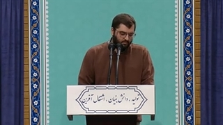 سخنان آقای محمدرضا آقایا  مدیر عامل شرکت جوامع سلام محضر رهبر انقلاب. ۱۴۰۱/۱۱/۱۰