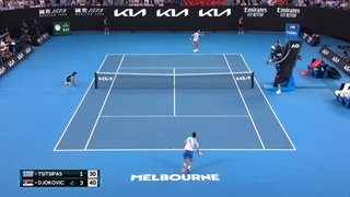 فینال مسابقه تنیس گرند اسلم اوپن استرالیا ۲۰۲۳ - جوکوویچ و سیتسیپاس