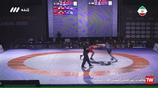 یونس امامی ـ جیسون نولف (فینال وزن 74 کیلوگرم) - مسابقات بین المللی کشتی آزاد 2023 (شبکه سه) - شبکه 3 - ۱۲ بهمن ماه ۱۴۰۱