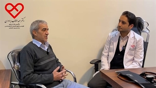 باز شدن رگ با انژیوپلاستی و رضایتمندی بیمار